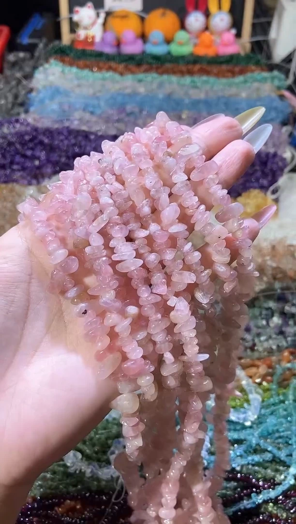 水晶珠宝半成品未镶嵌bbb紫马粉