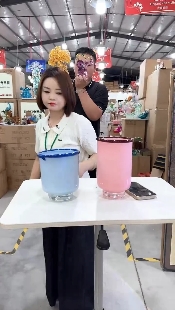 琉璃优选花瓶花器W-早6-不挑