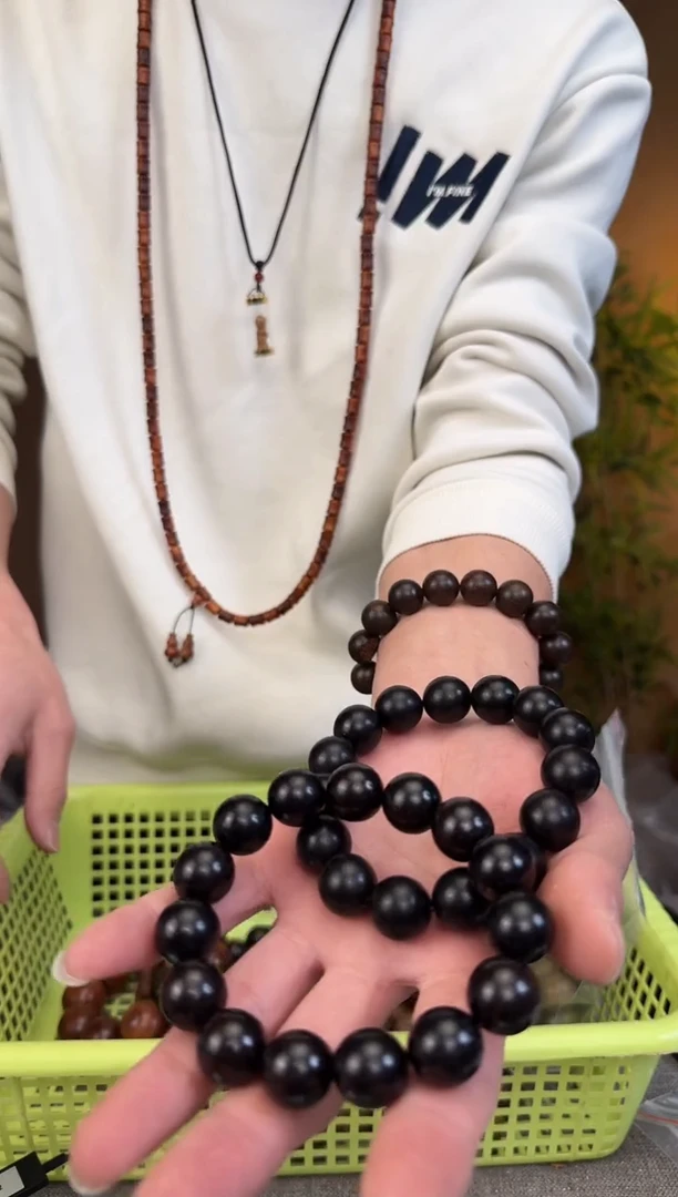 【闪购商品】东非黑黄檀（紫光檀）手串/手链黑檀1.5单圈