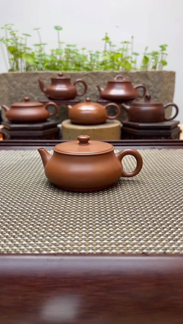 【闪购商品】朱泥茶壶全手工 原矿朱泥壶 A320