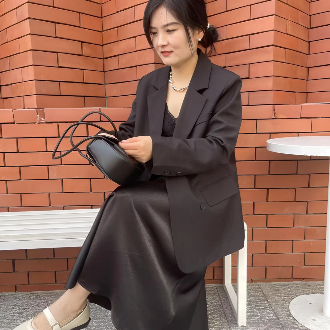 韩版休闲时尚高级感西装外套上衣