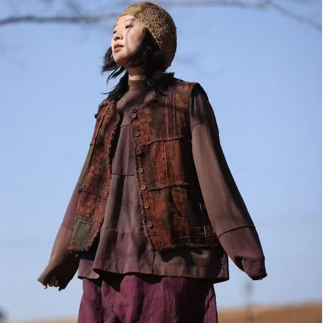 布忘初心分享  古蘭木B3241  【春款】马甲