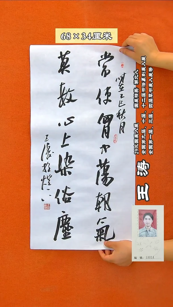 书法200R王涛书法作品