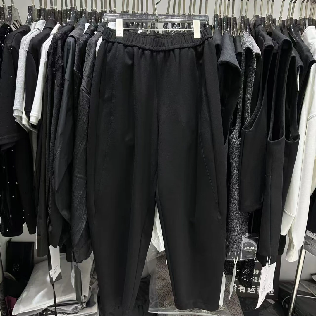 5600#欧货宽松显瘦极简百搭哈伦9分裤