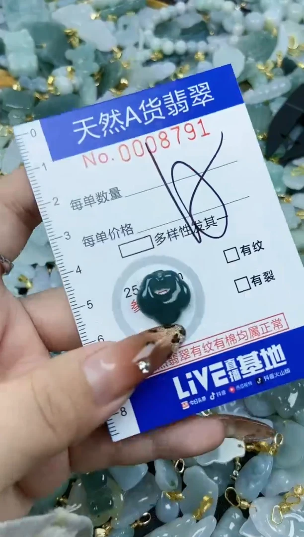 【闪购商品】翡翠颈饰未镶嵌天然A货翡翠