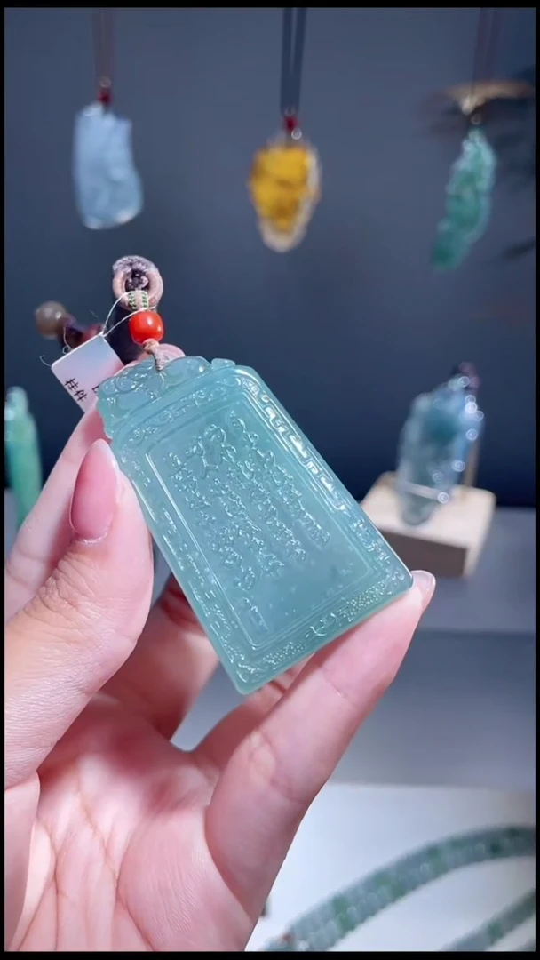 吊坠(不含链)未镶嵌翡翠仿古牌