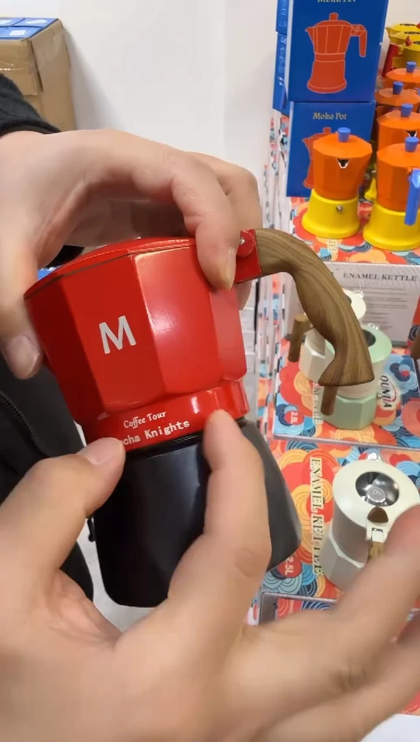 M标双阀2杯陶瓷内胆5.99阀头 F款红黑