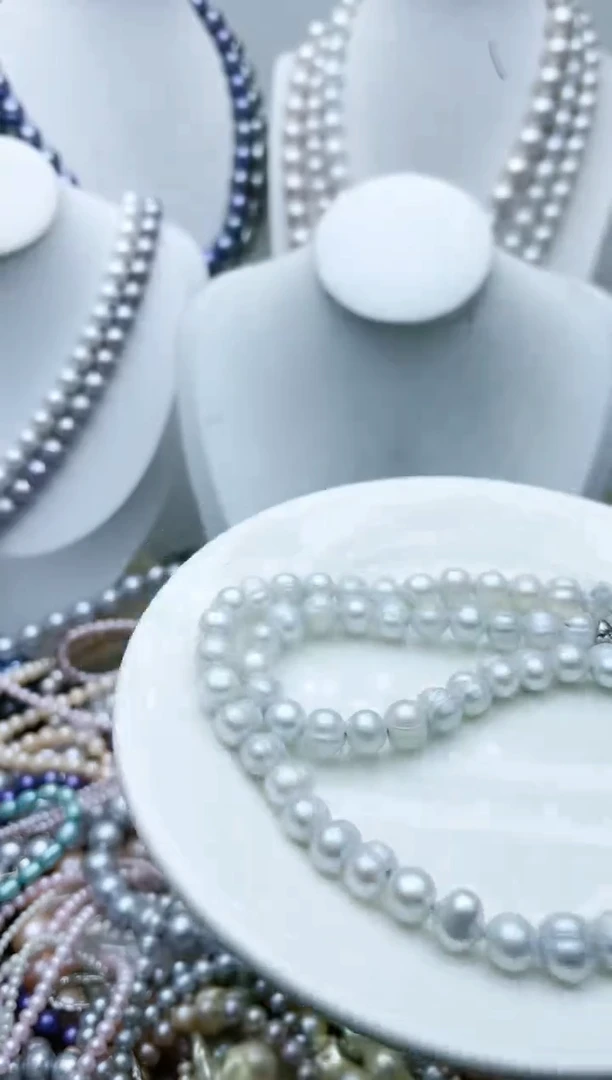 【闪购商品】淡水珍珠颈饰钛钢3