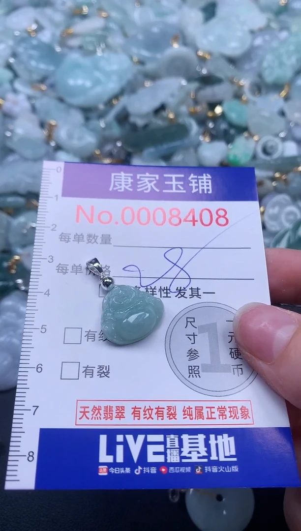 颈饰未镶嵌翡翠8408