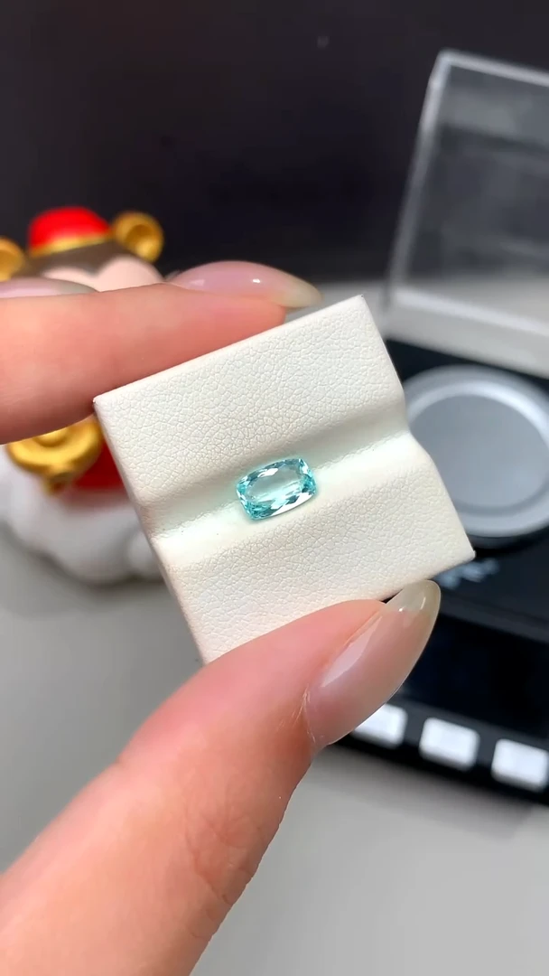 帕拉依巴碧玺珠宝半成品未镶嵌霓虹蓝 1.14ct