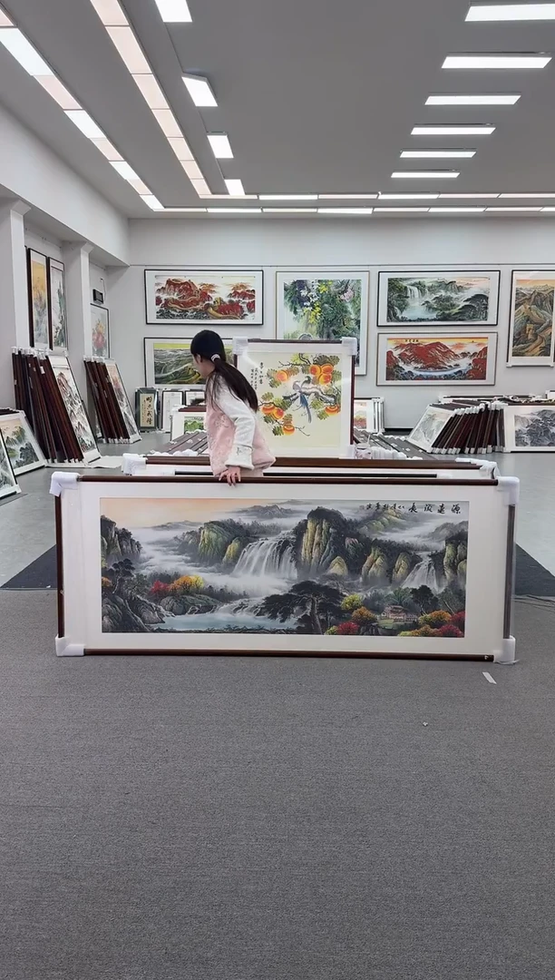国画手绘 172*85 源远流长