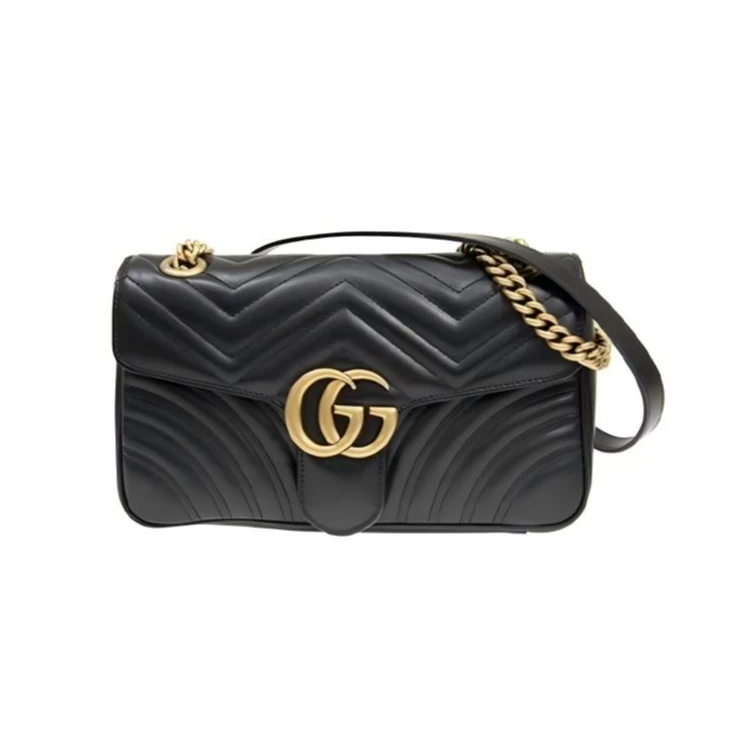 99新 GUCCI/古驰 马蒙26黑色