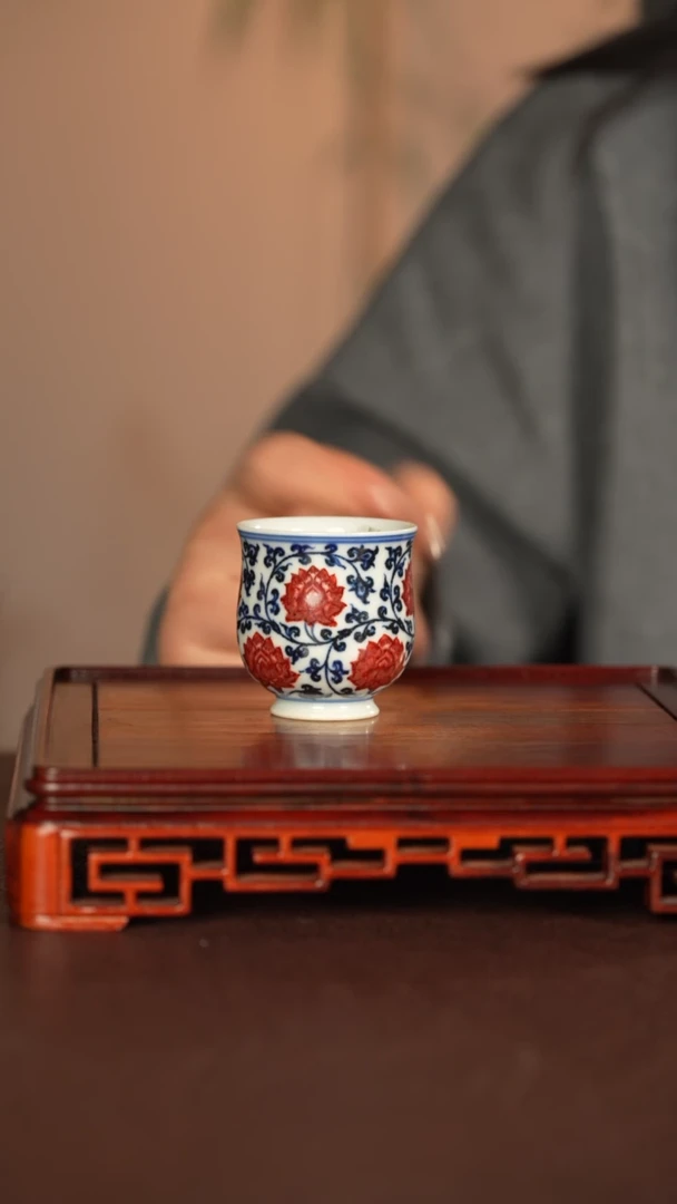 【闪购商品】杯子永明尚玩景德镇手工手绘陶瓷