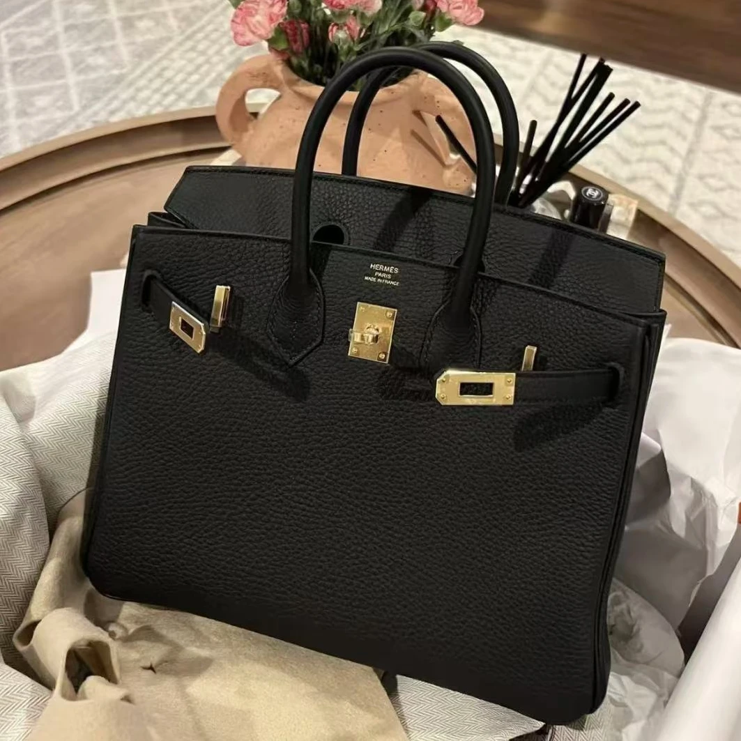 99新 Hermes/爱马仕 【小池专属】birkin25黑金 togo皮Y刻 定金链接
