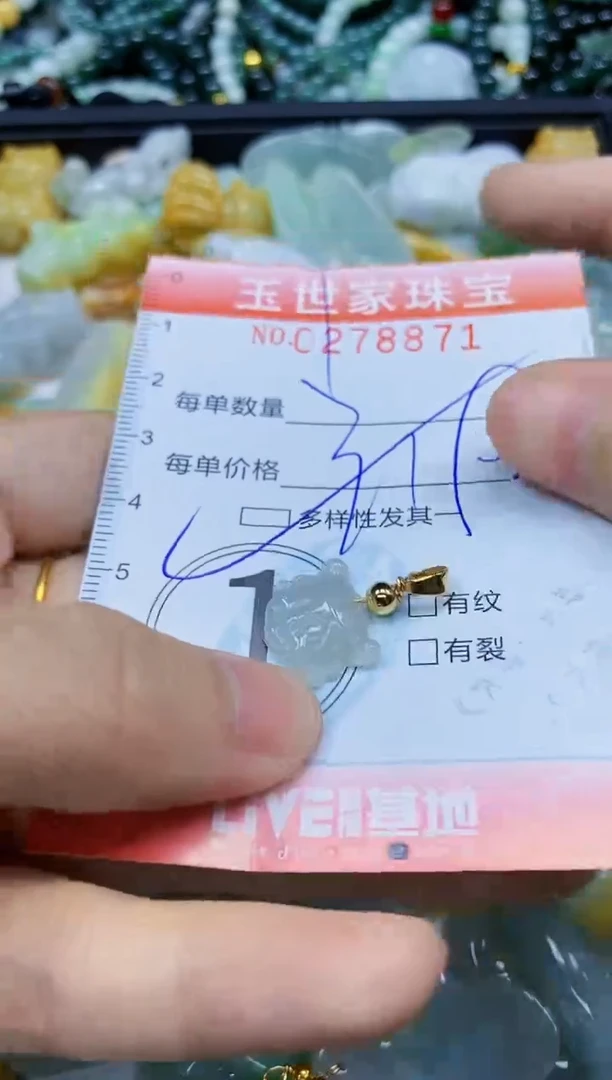 翡翠未镶嵌颈饰闪购0278871多样性发其一
