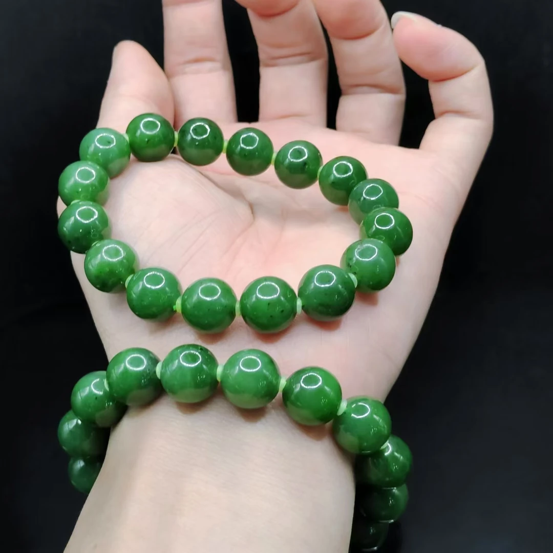 【老三珠宝】和田玉DIY单圈手串X1【多样性发其一】约11mm+