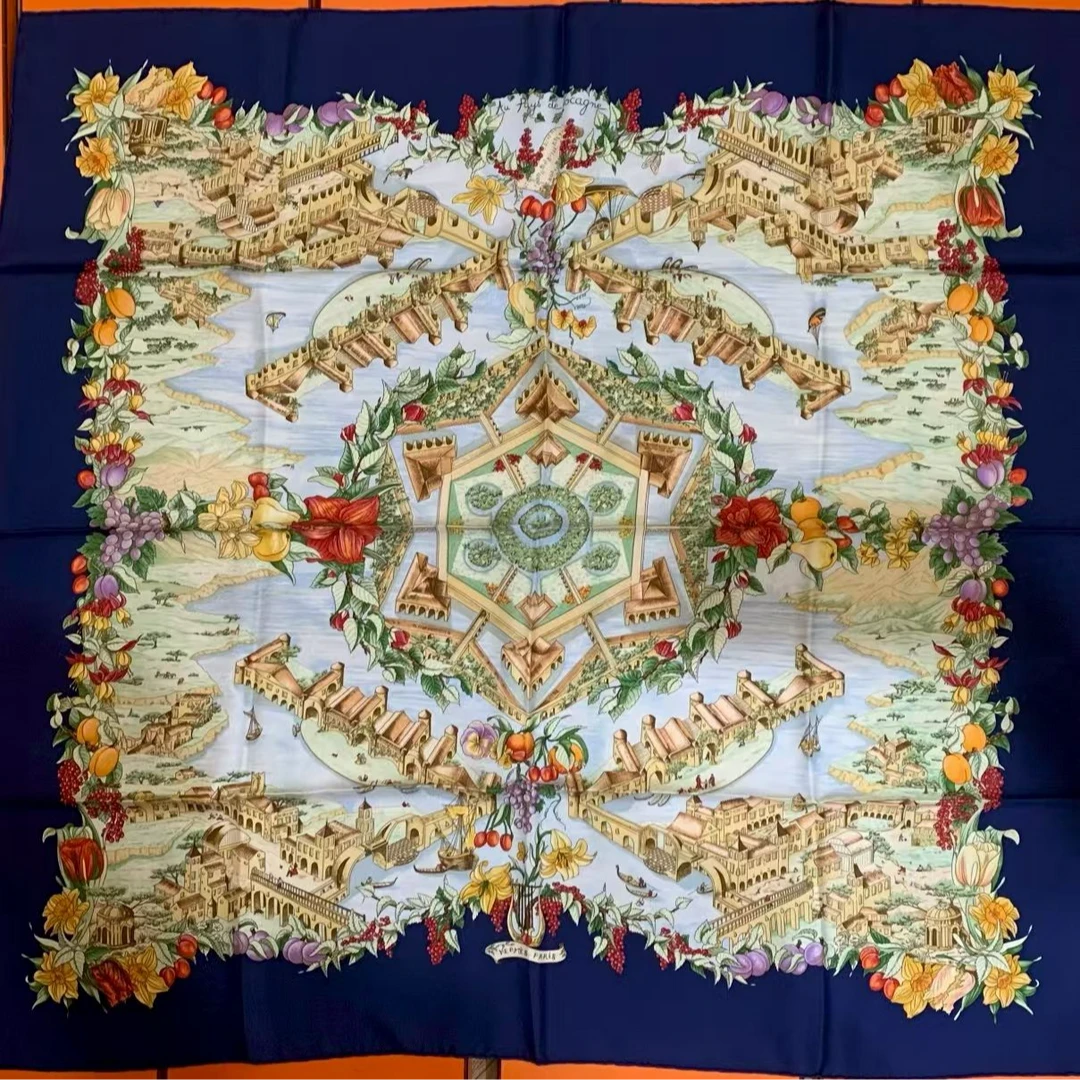 99新 Hermes/爱马仕 海囤J/爱马仕/丝巾/fm184797