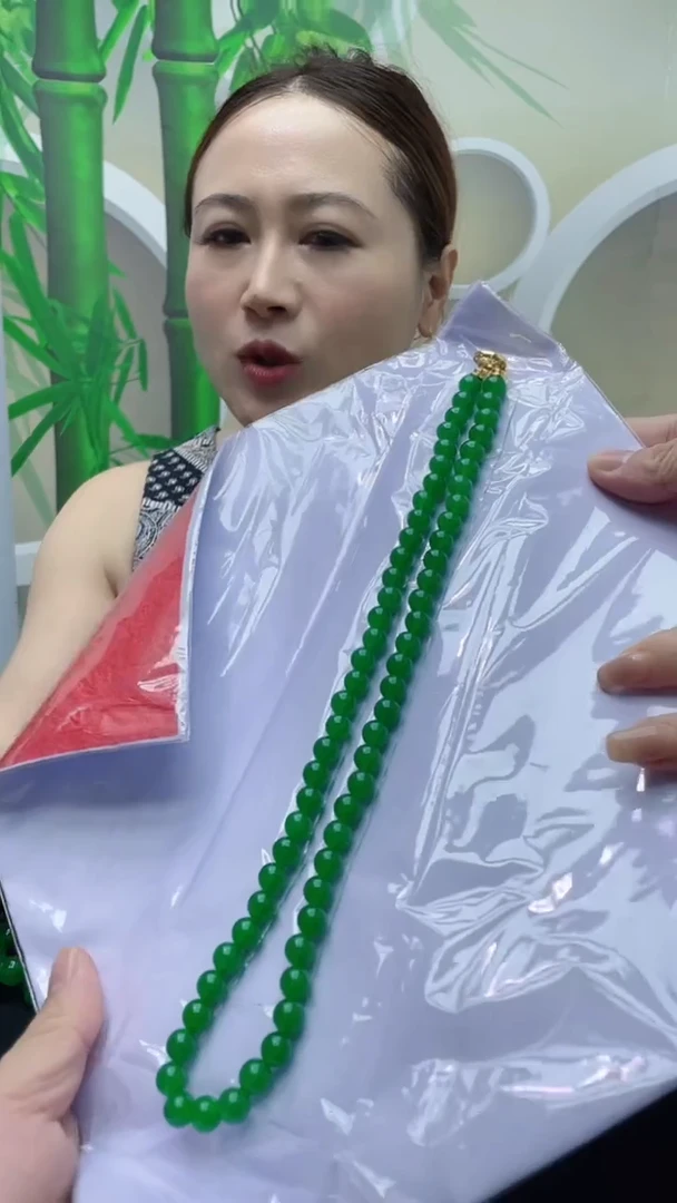 项链14K金镶嵌翡翠E1