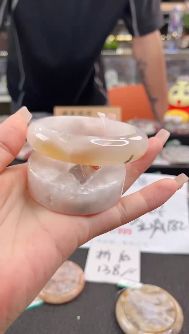 未镶嵌手镯石英质玉59圈口（赠品镯心）1648286