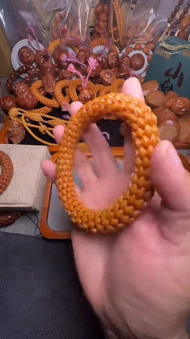 手串橄榄核猴头莲花