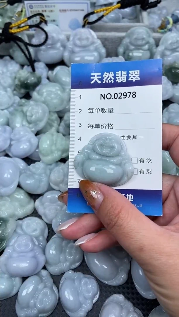 颈饰未镶嵌翡翠纯天然A货缅翡2978