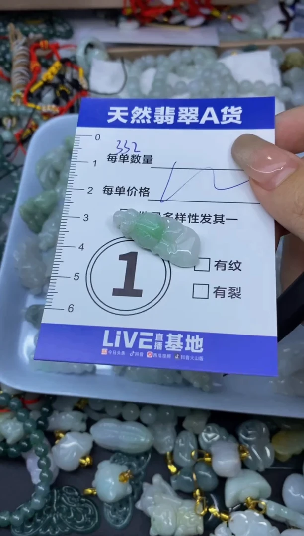 颈饰未镶嵌翡翠天然翡翠A货批量多样性发一件