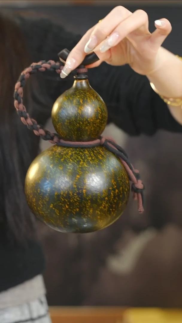 【闪购商品】XQ199大漆酒葫芦不包手串及旋转底座