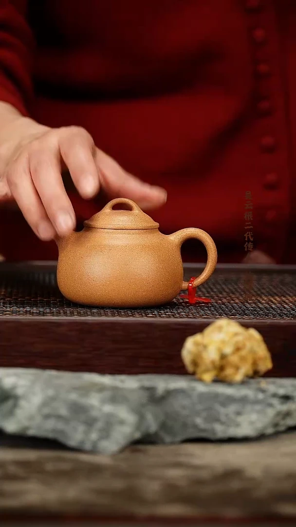 茶壶紫砂玉林秦权 蟹黄段