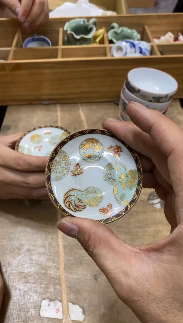 ?****师X中古商品瑕疵杯碟8个