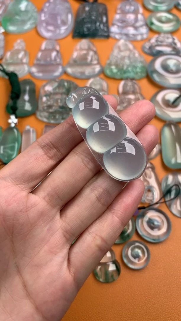 【闪购商品】翡翠颈饰未镶嵌48.9-21-12.5