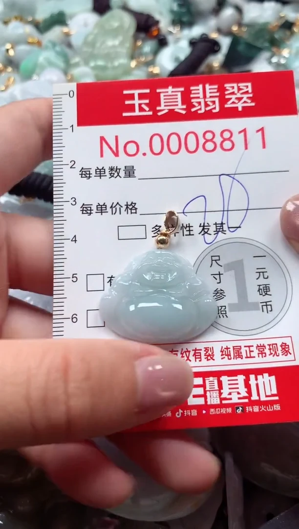 吊坠(不含链)未镶嵌翡翠8811