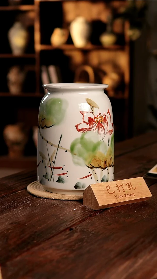 摆件26-383微瑕高度28口径15已打孔误差2