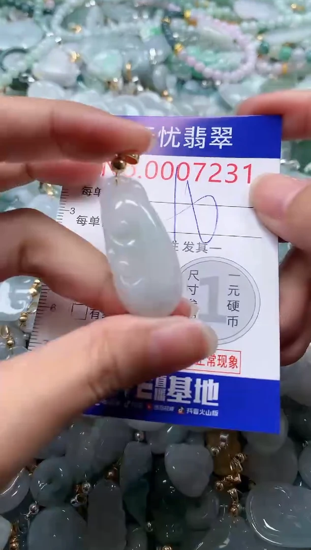 翡翠未镶嵌吊坠(不含链)7231