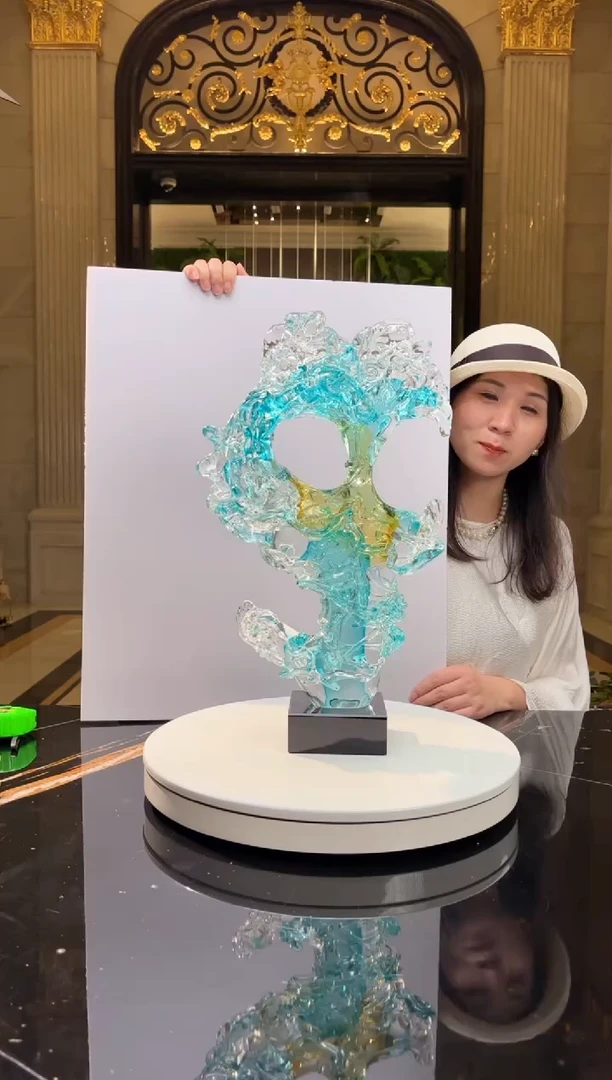 摆件人**生琉璃艺术摆件S70