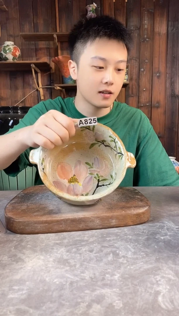 碗825，手工手绘，超值陶瓷
