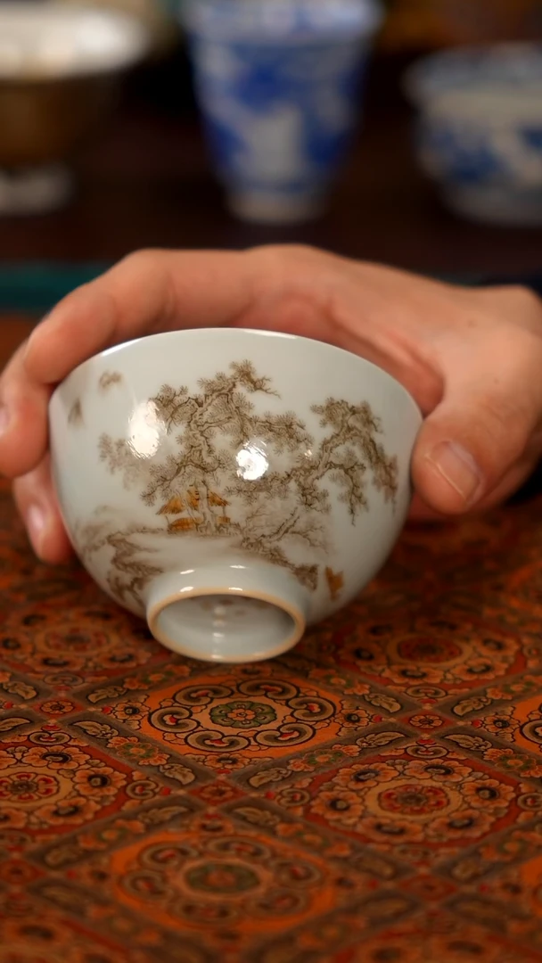 瓷片景德镇窑口茶器