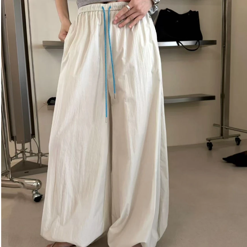 DEZI宝藏衣橱彩色抽绳束口显瘦女休闲裤HD82107066