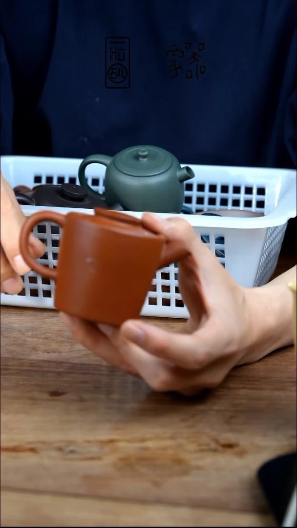 紫砂茶壶微瑕小红杯