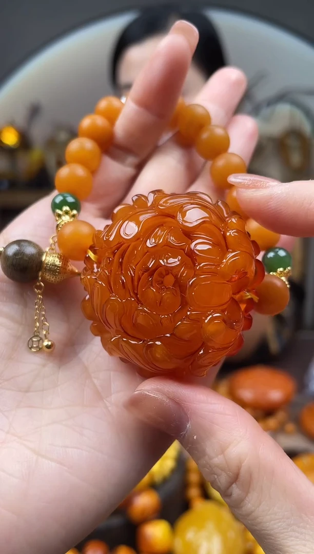 【闪购商品】琥珀裸石未镶嵌首饰 假1赔4 （多样性发货1件