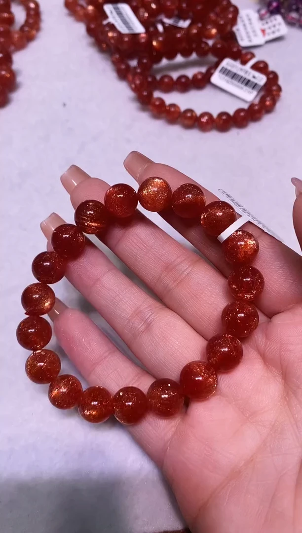 未镶嵌手链长石多样性发其一金太阳10+