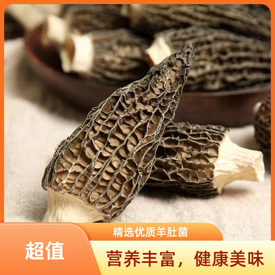 羊肚菌干货农产品性价比高炖汤营养滋补肉厚香味足靓汤
