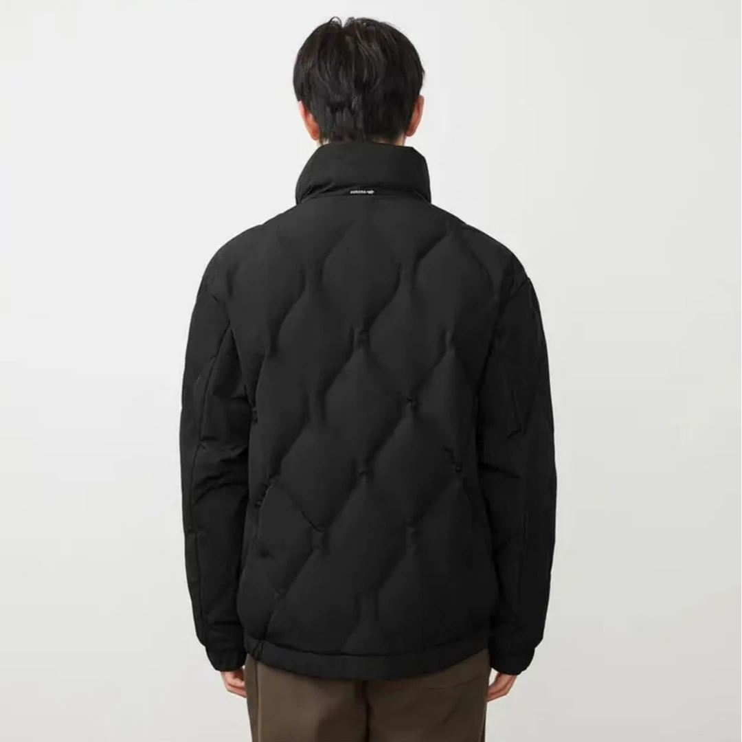 【尾货】品牌立领短款极光鹅服一款两色