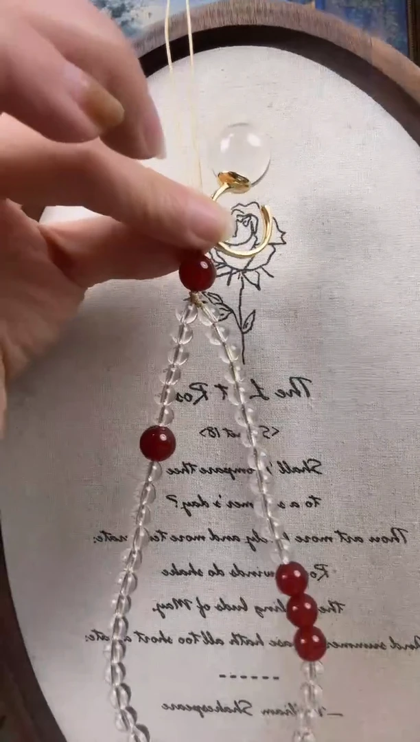 银S925镶嵌戒指水晶天然