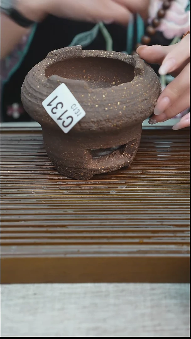 纯手工粗陶茶具每一只不一样