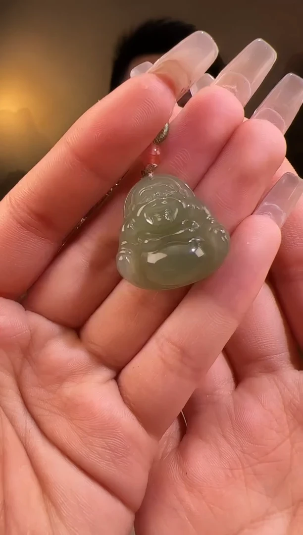 【闪购商品】和田玉颈饰未镶嵌佛公p