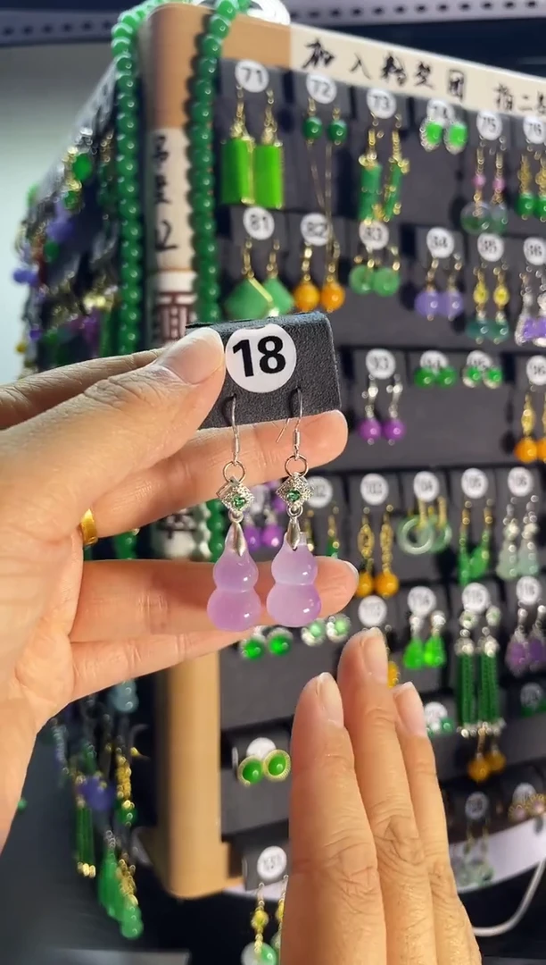 翡翠银S925镶嵌颈饰18...