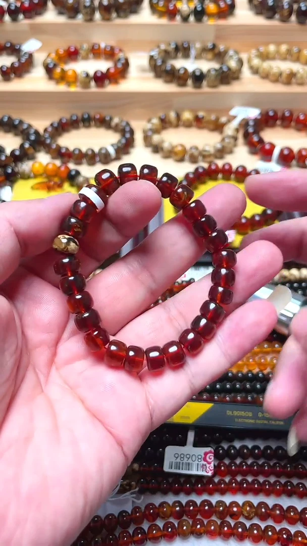 手链琥珀未镶嵌9+