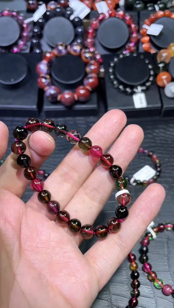 【闪购商品】碧玺手链未镶嵌碧玺单圈A8（多样性发其一）