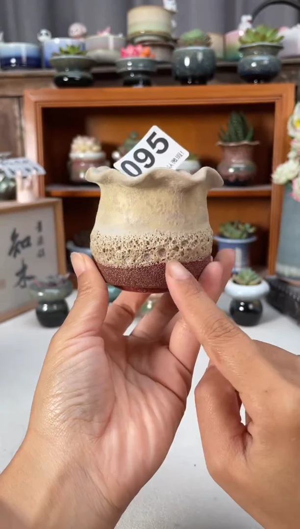 瓷片095知木小芳花盆