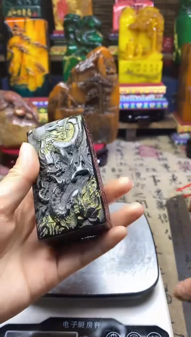 寿山石印石纯天然篆刻石料